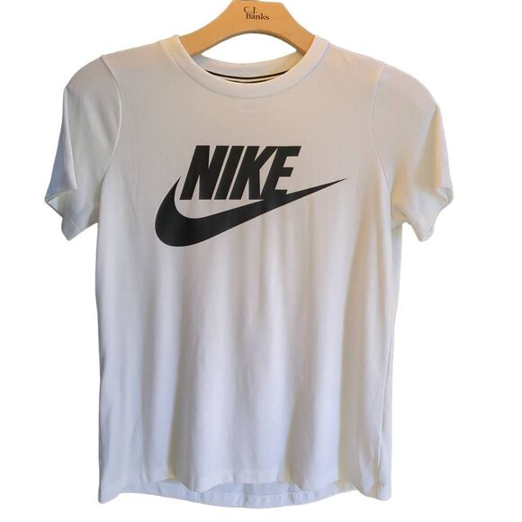 Nike Other - Nike White Black Men's Shortsleeve T-shirt Size Medium